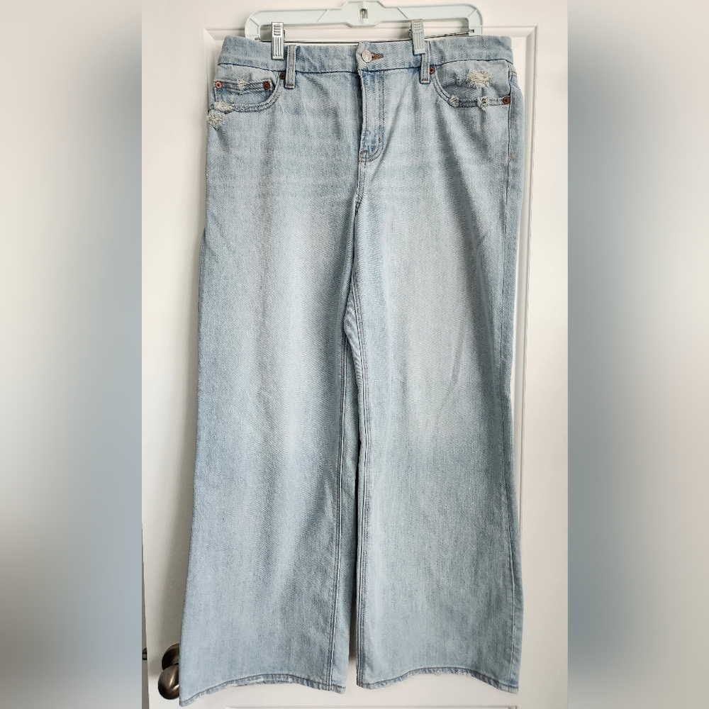 American Eagle Outfitters Light Blue Curvy Stovepipe 10S